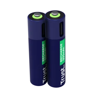 TRUST USB-C RECHARGEABLE BATTERIES 2P - AAA