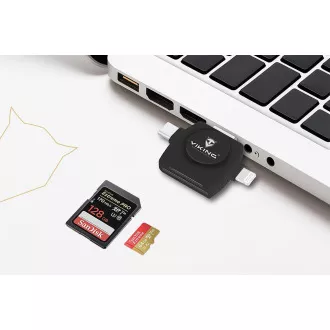 VIKING ČÍTAČKA PAMÄŤOVÝCH KARIET V4 USB3.0 4V1 biela VIKING ČÍTAČKA PAMÄŤOVÝCH KARIET V4 USB3.0 4V1 biela