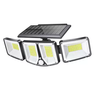Vonkajšie solárne LED svetlo s pohybovým senzorom VIKING S180/1200lm/2200mAh/3 režimy/IP65 Vonkajšie solárne LED svetlo s pohybovým senzorom VIKING S180/1200lm/2200mAh/3 režimy/IP65