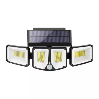 Vonkajšie solárne LED svetlo s pohybovým senzorom VIKING S180/1200lm/2200mAh/3 režimy/IP65 Vonkajšie solárne LED svetlo s pohybovým senzorom VIKING S180/1200lm/2200mAh/3 režimy/IP65