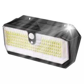 Vonkajšie solárne LED svetlo s pohybovým senzorom VIKING S282/2600lm/2200mAh/3 režimy/IP65 Vonkajšie solárne LED svetlo s pohybovým senzorom VIKING S282/2600lm/2200mAh/3 režimy/IP65