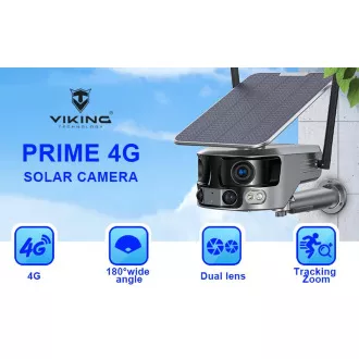 Solárna kamera Viking PRIME-4G/18000mAh/farebné nočné videnie/IP66/aplikácia/Android/iOS Solárna kamera Viking PRIME-4G/18000mAh/farebné nočné videnie/IP66/aplikácia/Android/iOS