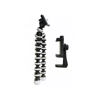 Cestovný statív VIKING Tripod 4D/dĺžka 25,5cm/pružná, odolná guma/max. záťaž 2kg/upínacia skrutka 1/4"
