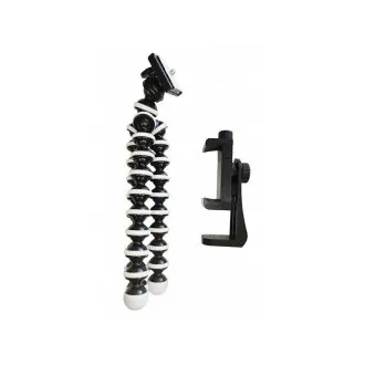 Cestovný statív VIKING Tripod 4D/dĺžka 25,5cm/pružná, odolná guma/max. záťaž 2kg/upínacia skrutka 1/4"