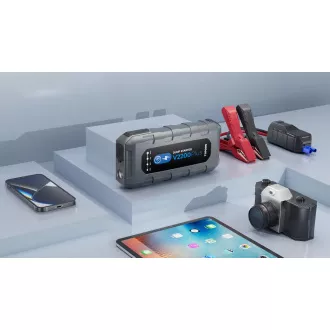 TOPDON V2200Plus/16000mAh/max výstupný prúd 2200A/2xUSB-A/USB-C/DC Jack/tester batérie