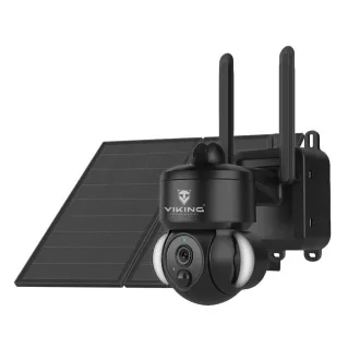 Solárna HD kamera Viking HDs03 4G/20000mAh/farebné nočné videnie/IP66/aplikácia/notifikácia/čierna