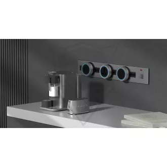 Zásuvkový modul Viking A40SB, strieborno-čierna/výstupy - 1xAC/výkon až 2500W/230V,16A,50Hz/Zásuvka typ