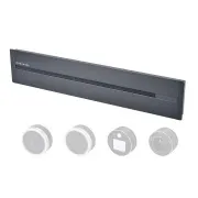 Zásuvková lišta - zápustná Viking LZ40G/230V,50Hz/40cm dĺžka/sivá/až 5 modulov/IP20/hliník/zápustná