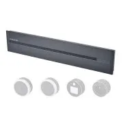 Zásuvková lišta - zápustná Viking LZ40G/230V,50Hz/40cm dĺžka/sivá/až 5 modulov/IP20/hliník/zápustná