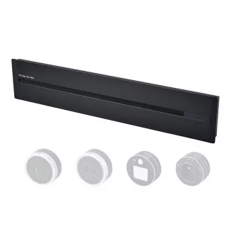 Zásuvková lišta - zápustná Viking LZ60B/230V,50Hz/60cm dĺžka/čierna/až 7 modulov/IP20/hliník/zápustná
