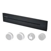 Zásuvková lišta - zápustná Viking LZ40B/230V,50Hz/40cm dĺžka/čierna/až 5 modulov/IP20/hliník/zápustná