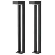 Vonkajšie solárne LED svetlo Viking SR07 - 2ks/1000 lm/IP54/2 režimy/teplá biela
