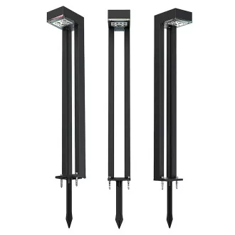Vonkajšie solárne LED svetlo Viking SR07 - 2ks/1000 lm/IP54/2 režimy/teplá biela