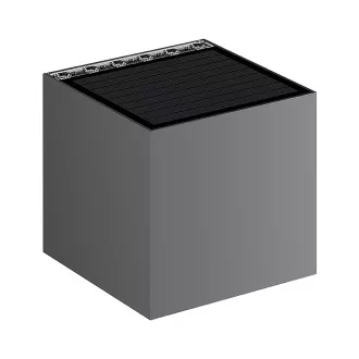 Vonkajšie solárne LED svetlo Viking SR32/700 lm/IP54/4 režimy/denná biela