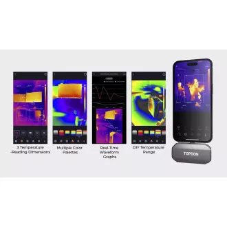 TOPDON termálna infra kamera TC002C/256x192/iOS/zorné pole 56°x42°/USB-C/ TOPDON termálna infra kamera TC002C/256x192/iOS/zorné pole 56°x42°/USB-C/