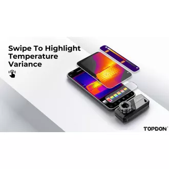 TOPDON termálna infra kamera TS001/256x192/Windows/Android/zorné pole 13°x10°/USB-C/ TOPDON termálna infra kamera TS001/256x192/Windows/Android/zorné pole 13°x10°/USB-C/