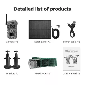 Solárna kamera Viking HDs05 4G/2304x1296/PIR detekcia/pohybový senzor/7800mAh