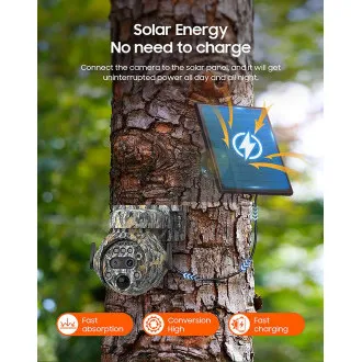 Solárna kamera Viking HDs04 4G sivá/2304x1296/PIR detekcia/pohybový senzor/7800mAh Solárna kamera Viking HDs04 4G sivá/2304x1296/PIR detekcia/pohybový senzor/7800mAh