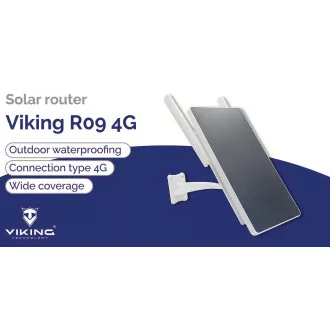 Solárny router Viking R09 4G/solárne napájanie/WiFi až pre 8 zariadení/download - 15Mbps Solárny router Viking R09 4G/solárne napájanie/WiFi až pre 8 zariadení/download - 15Mbps