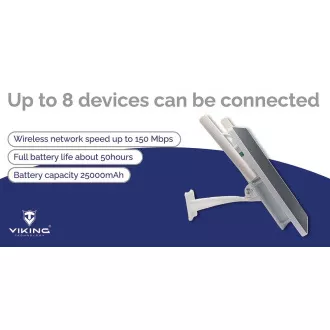 Solárny router Viking R09 4G/solárne napájanie/WiFi až pre 8 zariadení/download - 15Mbps Solárny router Viking R09 4G/solárne napájanie/WiFi až pre 8 zariadení/download - 15Mbps