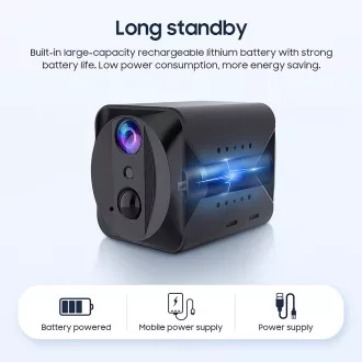 Minikamera Viking S309 Wifi/1080P/nočné videnie/pohybový senzor/2500mAh/mobilné aplikácie