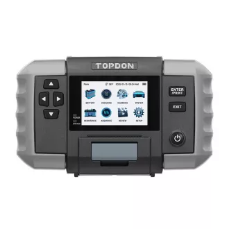 TOPDON Tester autobatérií BT600P/3,5" displej/5200mAh/6V,12V,24V