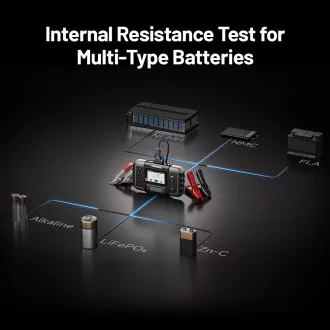 TOPDON Tester autobatérií BT600P/3,5" displej/5200mAh/6V,12V,24V