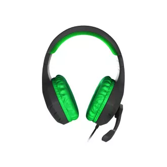 Herné stereo slúchadlá Genesis Argon 200, čierno-zelené