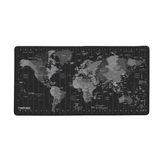 Maxi podložka pod myš Natec Time Zone Map, 40x80cm Maxi podložka pod myš Natec Time Zone Map, 40x80cm