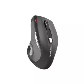 Natec optická myš JAGUAR/2400 DPI/Ergonomická/Blue Track/Pre pravákov/Bezdrôtová USB/Čierna Natec optická myš JAGUAR/2400 DPI/Ergonomická/Blue Track/Pre pravákov/Bezdrôtová USB/Čierna