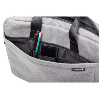 Taška pre NB NATEC Mustela 15,6", sivá