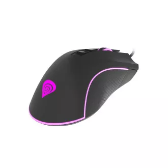 Genesis herná otpická myš KRYPTON 770/RGB/Herná/Optická/Pre pravákov/6 000 DPI/Drôtová USB/Čierna Genesis herná otpická myš KRYPTON 770/RGB/Herná/Optická/Pre pravákov/6 000 DPI/Drôtová USB/Čierna