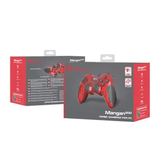 Drôtový gamepad Genesis Mangan 200, pre PC, vibrácie Drôtový gamepad Genesis Mangan 200, pre PC, vibrácie
