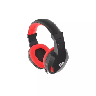 Herné stereo slúchadlá Genesis Argon 110, čierno-červené, 2x jack