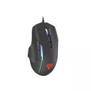 Genesis herná optická myš XENON 220 G2/RGB/Herná/Optická/Pre pravákov/12 400 DPI/Drôtová USB/Čierna