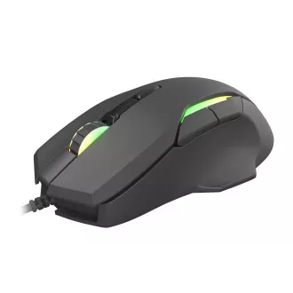 Genesis herná optická myš XENON 220 G2/RGB/Herná/Optická/Pre pravákov/12 400 DPI/Drôtová USB/Čierna