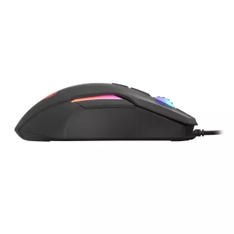 Genesis herná optická myš XENON 220 G2/RGB/Herná/Optická/Pre pravákov/12 400 DPI/Drôtová USB/Čierna
