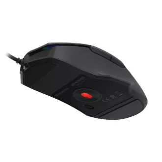Genesis herná optická myš XENON 220 G2/RGB/Herná/Optická/Pre pravákov/12 400 DPI/Drôtová USB/Čierna