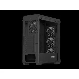 Počítačová skriňa Genesis IRID 505 ARGB V2/Midi Tower/Transpar./Čierna