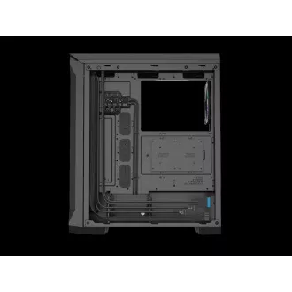 Počítačová skriňa Genesis IRID 505 ARGB V2/Midi Tower/Transpar./Čierna