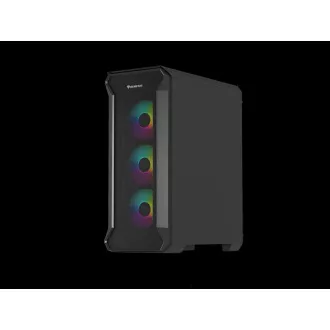 Počítačová skriňa Genesis IRID 505 ARGB V2/Midi Tower/Transpar./Čierna