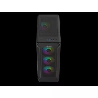Počítačová skriňa Genesis IRID 505 ARGB V2/Midi Tower/Transpar./Čierna
