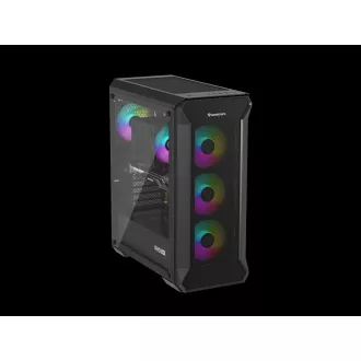 Počítačová skriňa Genesis IRID 505 ARGB V2/Midi Tower/Transpar./Čierna