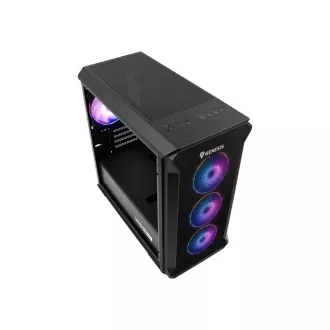 Počítačová skriňa Genesis IRID 503 ARGB V2/Micro Tower/Transpar./Čierna