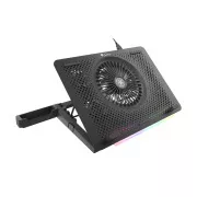 Chladiaca podložka pre NB Genesis Oxid 450 RGB do 15.6", hliníkové telo