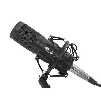 Streamovací mikrofón Genesis Radium 300, XLR, kardioidná polarizácia, ohybné rameno, pop-filter