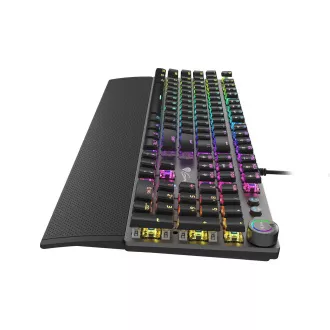 Genesis herná mechanická klávesnica THOR 380/RGB/Outemu Blue/Drôtová USB/US layout/Čierna Genesis herná mechanická klávesnica THOR 380/RGB/Outemu Blue/Drôtová USB/US layout/Čierna