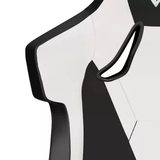 Genesis herné kreslo NITRO 650 bielo-čierna tkanina
