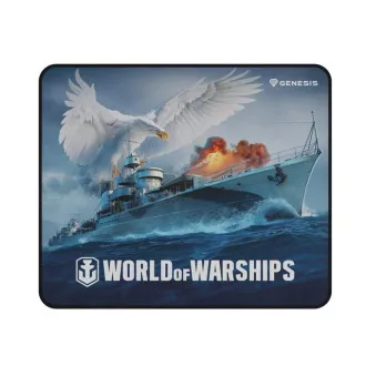 Herná podložka pod myš Genesis CARBON 500 WORLD of WARSHIPS, M 30x25cm Herná podložka pod myš Genesis CARBON 500 WORLD of WARSHIPS, M 30x25cm