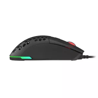 Genesis herná optická myš KRYPTON 750/RGB/8000 DPI/Herná/Optická/Drôtová USB/Čierna